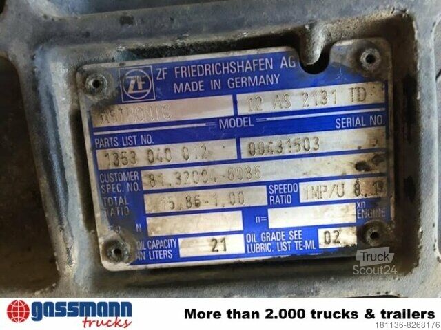 Kmetijski stroj Getriebe 12 AS 2131 TD + Intarder