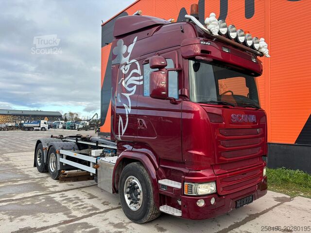 Kablio rankenos sistema Scania R 490 6x2*4 UNDERBODY SCRAPER / RETARDER / PALI...