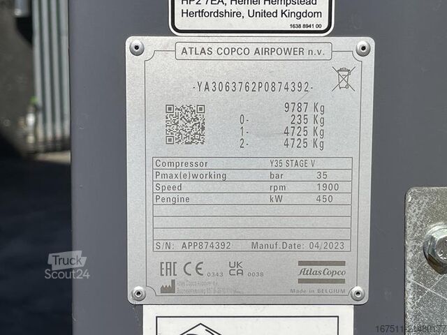 Kylmediekompressor Atlas Copco Y 35 - N DRILLAIR STAGE V