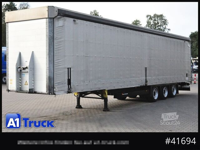 Öppen semitrailer med kapell SCHMITZ Speed Curtain, Lift 455/40 R 22.5, Hubdach,