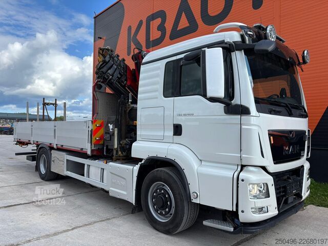 Odprto telo MAN TGS 18.420 4X4 COPMA 220.6 / PLATFORM L=6384 mm