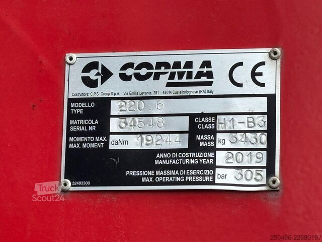 Odprto telo MAN TGS 18.420 4X4 COPMA 220.6 / PLATFORM L=6384 mm