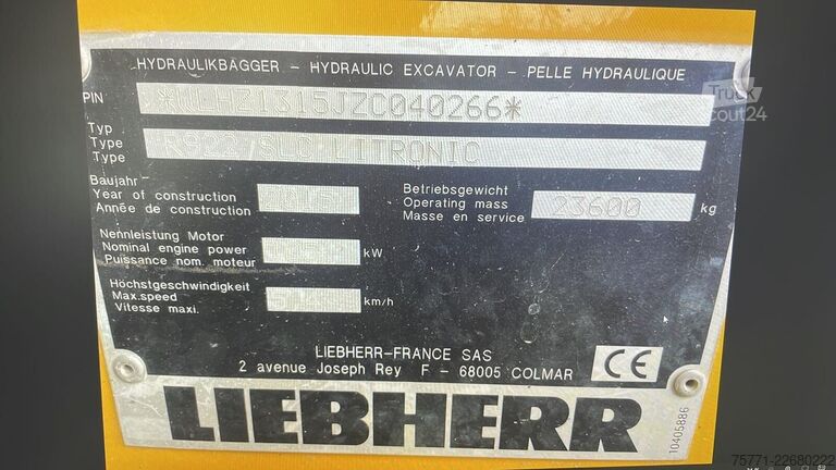 Pelle sur chenilles Liebherr R922 SLC LITRONIC KOPARKA GĄSIENNICOWA