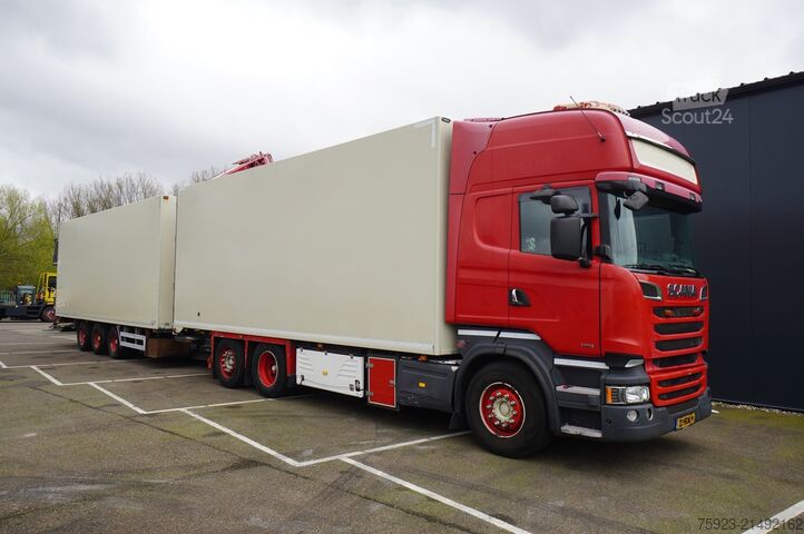 Transport réfrigéré/congélé Scania SCANIA R 580 – 6x2 refrigerated truck combinati...
