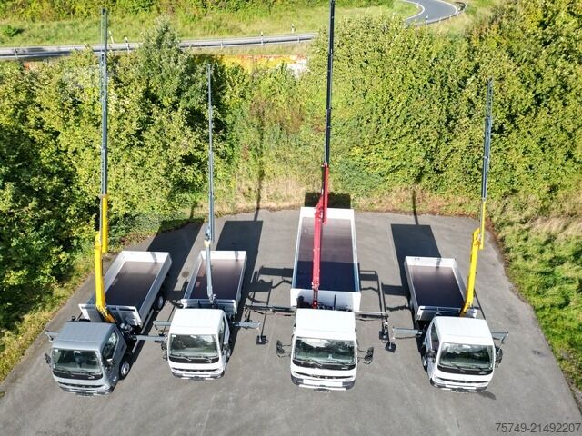 Pick-up panelvan isuzu M21 TEMT Single Steinmetzpritsche Ladekran Funk