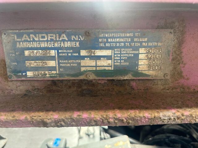 Containervervoer Flandria SPRING / BLATT / LAMES / BLAD, 20FT