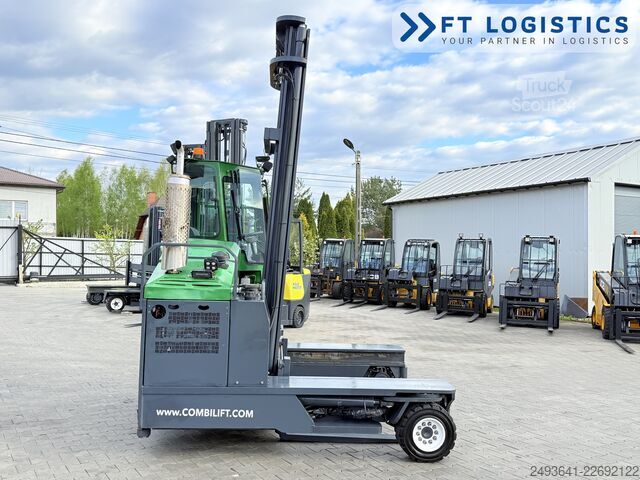 чотири-напрямний навантажувач Combilift C4500 GAS DUPLEX 5500 FORK POSITIONER
