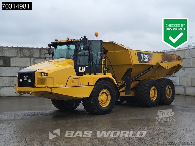 Φορτηγό ανατρεπόμενο Caterpillar 735