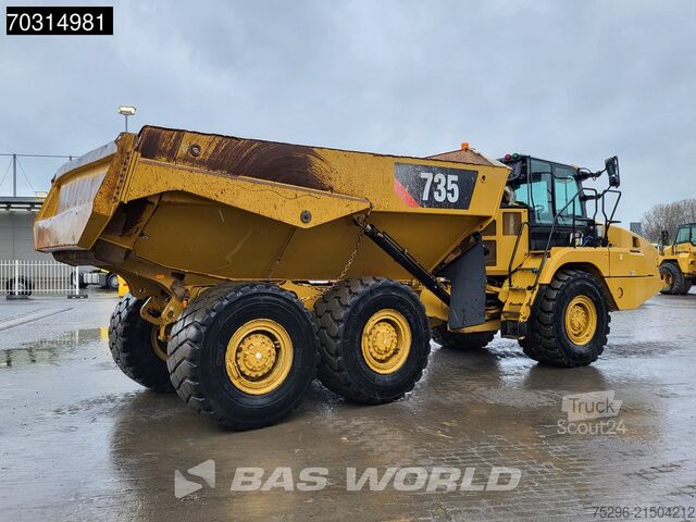 Φορτηγό ανατρεπόμενο Caterpillar 735