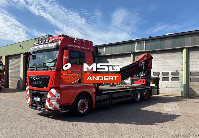 Ladbil med lad MAN TGX 26.510