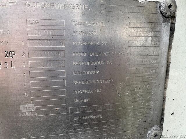 Depósito LAG O-3-43 PT Fuel Tank /  ADR / 3 Compartments / 4...
