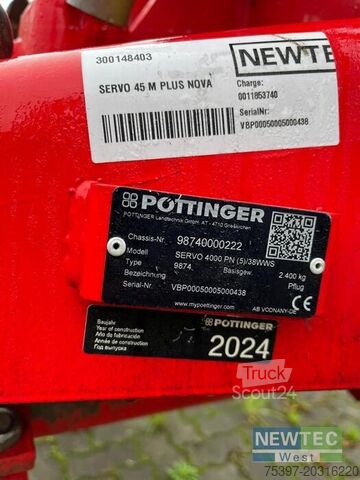 Pluh Pöttinger SERVO 45 M PLUS NOVA 5-SCHARIG(4+1)
