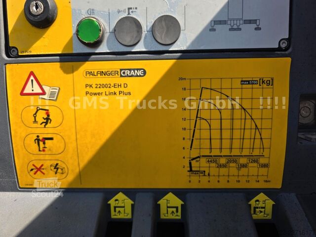 Grua montada em camião MAN TGS 33.440 / 6X4 / Man+Ret / Palfinger PK22002
