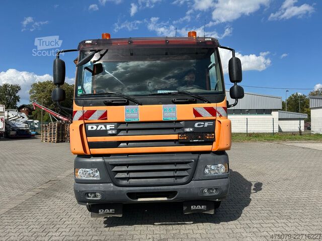 Трьохсторонній самоскид DAF CF 510 / Bordmatik / abnehmbarer Kran + Funk