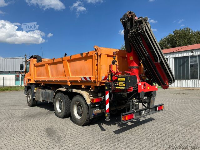 Трьохсторонній самоскид DAF CF 510 / Bordmatik / abnehmbarer Kran + Funk