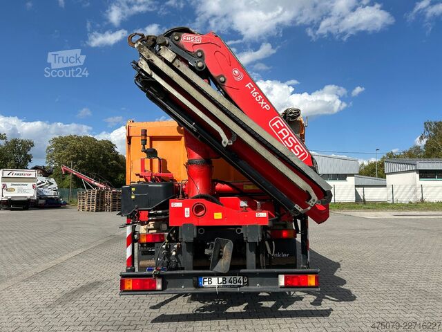 Трьохсторонній самоскид DAF CF 510 / Bordmatik / abnehmbarer Kran + Funk