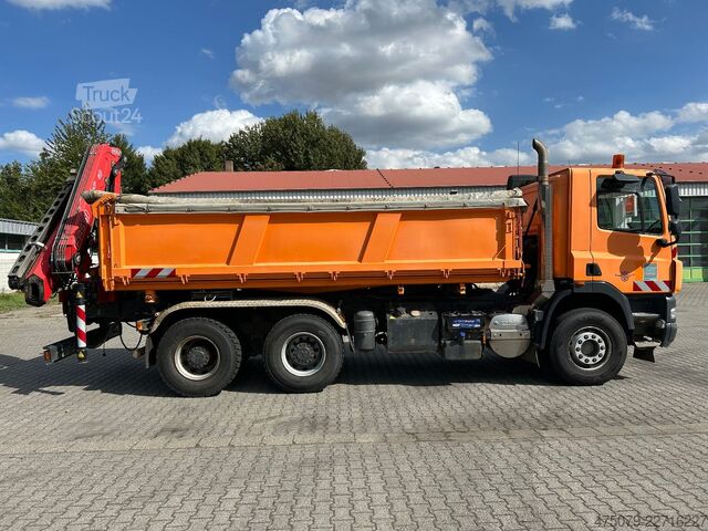 Трьохсторонній самоскид DAF CF 510 / Bordmatik / abnehmbarer Kran + Funk