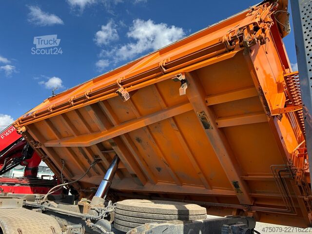 Трьохсторонній самоскид DAF CF 510 / Bordmatik / abnehmbarer Kran + Funk