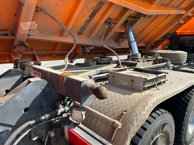 Трьохсторонній самоскид DAF CF 510 / Bordmatik / abnehmbarer Kran + Funk