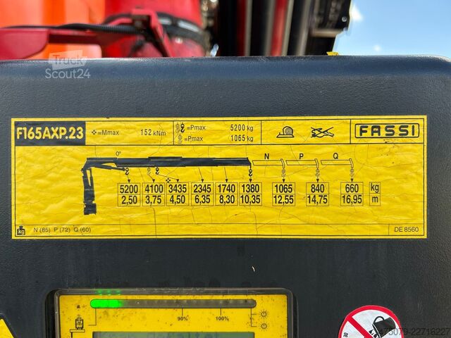 Трьохсторонній самоскид DAF CF 510 / Bordmatik / abnehmbarer Kran + Funk