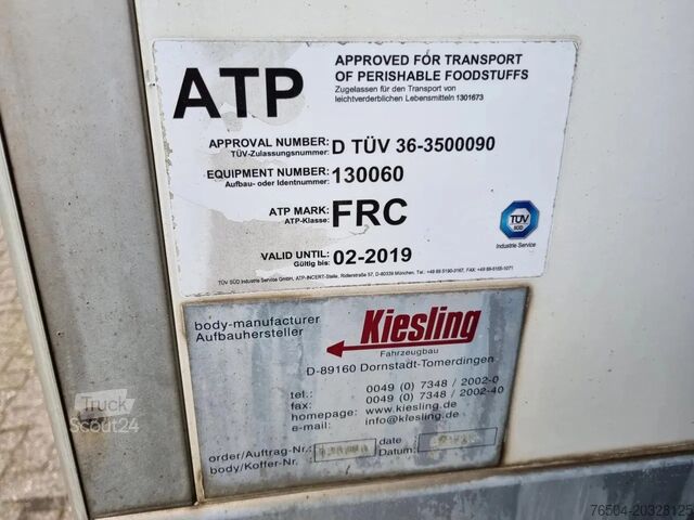 Transport réfrigéré/congélé DAF LF 45.220 Kuhlkoffer Thermoking T1000R LBW ST38...