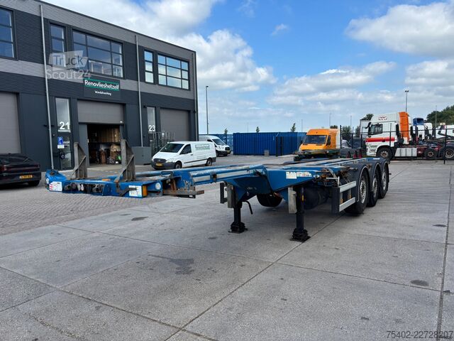 Containervervoer D-TEC FT-LS-S / 3x Extendable / 1x Lift Axle / SAF + ...