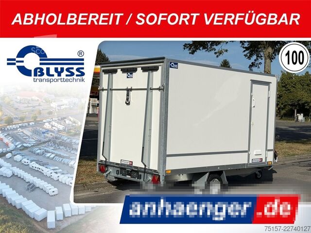 Тентованный прицеп BLYSS Kofferanhänger 300x180x180cm 1300kg zGG