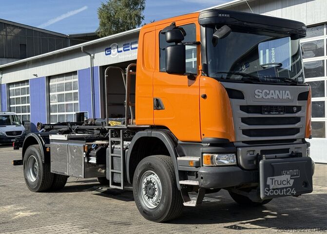 Outro SCANIA G410 4x4 Abrollkip Palfinger + Winterdienst