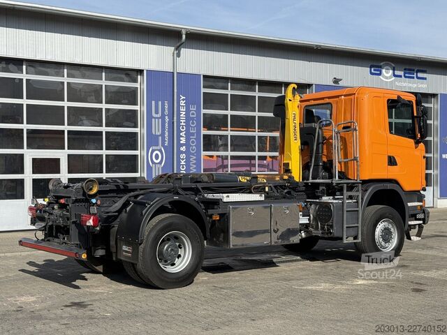 Outro SCANIA G410 4x4 Abrollkip Palfinger + Winterdienst