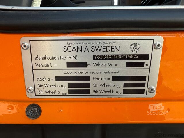 Outro SCANIA G410 4x4 Abrollkip Palfinger + Winterdienst