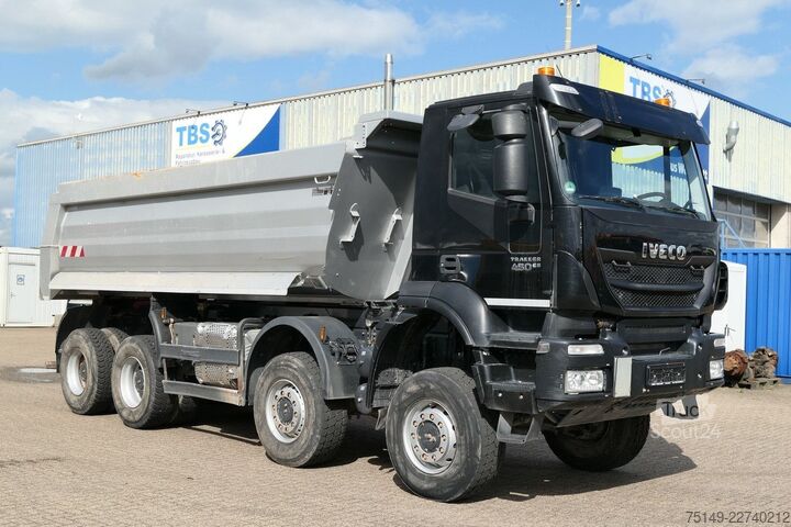 Самосвал IVECO AD 410TW 8x8, Allrad, Stahl, Meiller, 19m³, AC