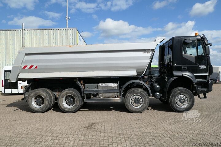 Самосвал IVECO AD 410TW 8x8, Allrad, Stahl, Meiller, 19m³, AC
