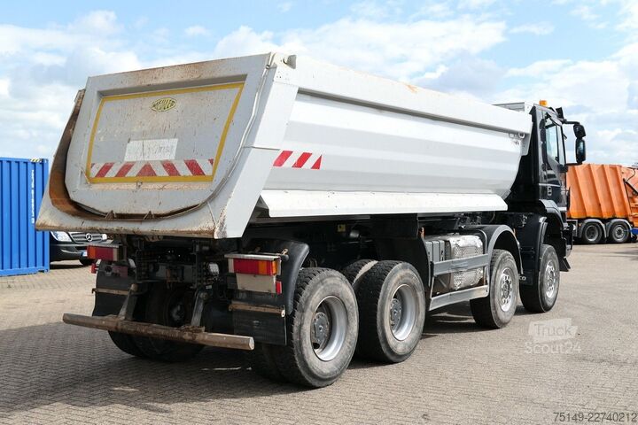 Самосвал IVECO AD 410TW 8x8, Allrad, Stahl, Meiller, 19m³, AC