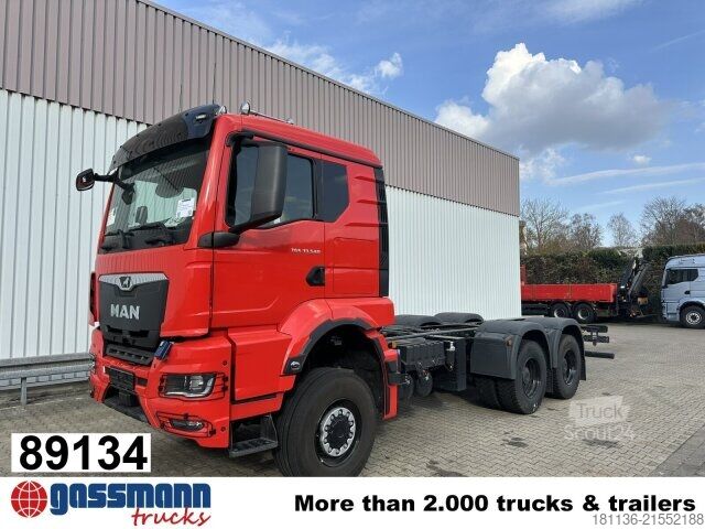 LKW-Fahrgestell MAN TGS 33.540 6x6 BB CH, Navi, Motorabtrieb