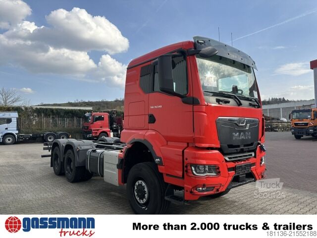 LKW-Fahrgestell MAN TGS 33.540 6x6 BB CH, Navi, Motorabtrieb