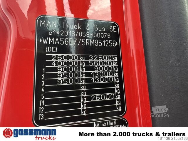 LKW-Fahrgestell MAN TGS 33.540 6x6 BB CH, Navi, Motorabtrieb