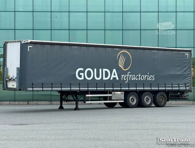 Otvorený náves s plachtou GROENEWEGEN DRO-14-27 GALVANISED CHASSIS DISC BRAKES SLIDING