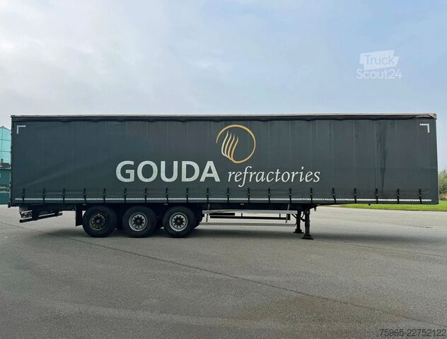 Otvorený náves s plachtou GROENEWEGEN DRO-14-27 GALVANISED CHASSIS DISC BRAKES SLIDING