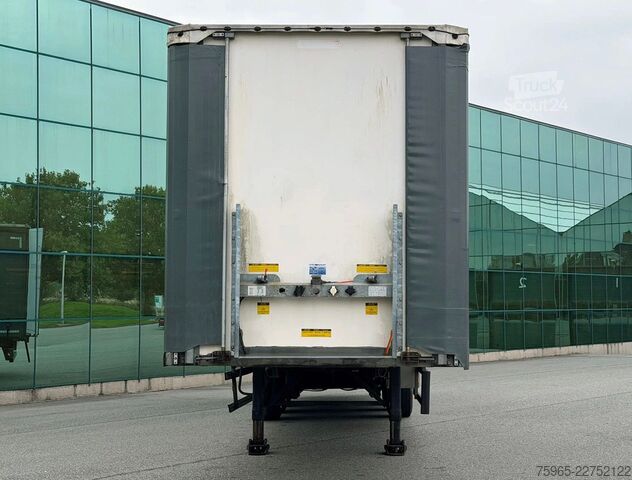 Otvorený náves s plachtou GROENEWEGEN DRO-14-27 GALVANISED CHASSIS DISC BRAKES SLIDING