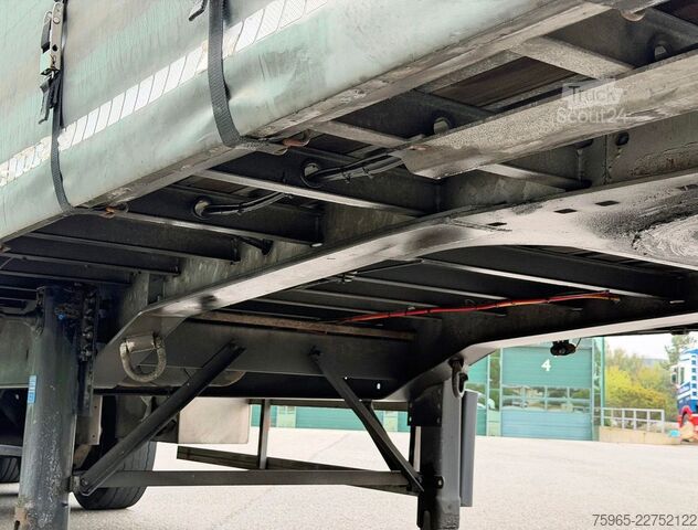 Otvorený náves s plachtou GROENEWEGEN DRO-14-27 GALVANISED CHASSIS DISC BRAKES SLIDING