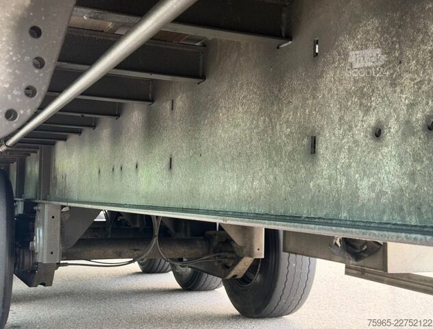 Otvorený náves s plachtou GROENEWEGEN DRO-14-27 GALVANISED CHASSIS DISC BRAKES SLIDING