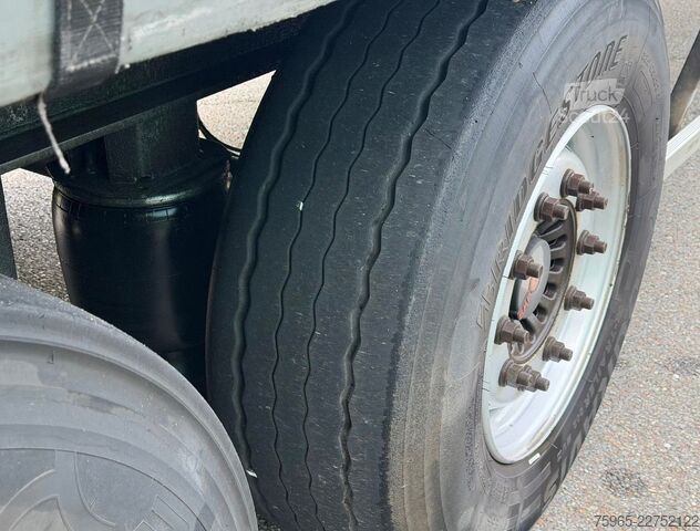 Otvorený náves s plachtou GROENEWEGEN DRO-14-27 GALVANISED CHASSIS DISC BRAKES SLIDING