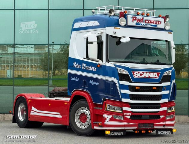 Standaard trekker SCANIA R500 NGS EURO 6 RETARDER FULL AIR 4-POINTS AIRSU
