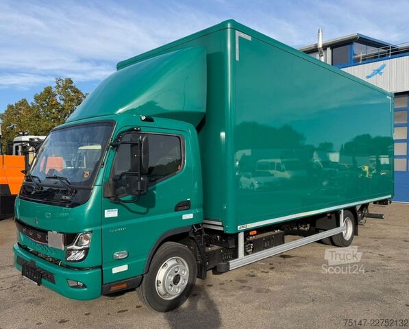 Fourgon tôlé FUSO eCanter 7C18e Elektro Klima 3-Sitzer Koffer LBW