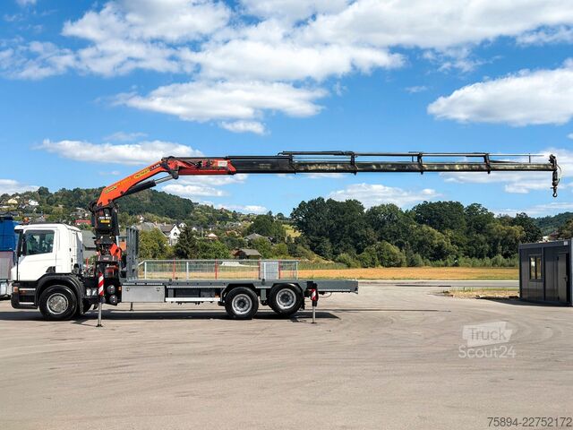 Hinausauto SCANIA P 420* PLATFORM 6,80m * PK 29002+FUNK * TOP