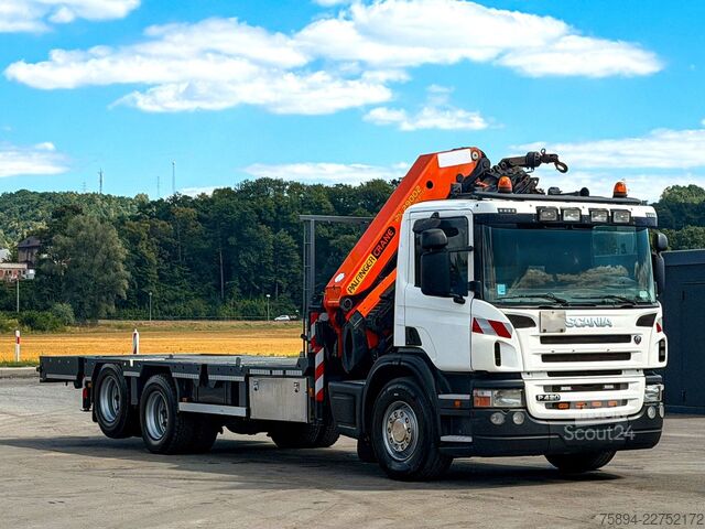 Hinausauto SCANIA P 420* PLATFORM 6,80m * PK 29002+FUNK * TOP