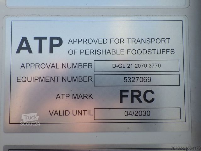Semirremolque frigorífico SCHMITZ CARGOBULL SKO 24/L V7 Doppelst./Trennwand vorber./617 Std.