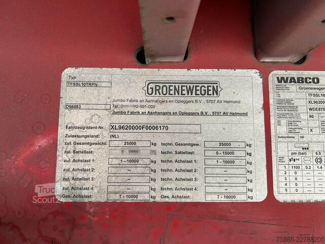 Valise Groenewegen Jumbo / City / Box / Laadklep 2500 kg / APK TUV...