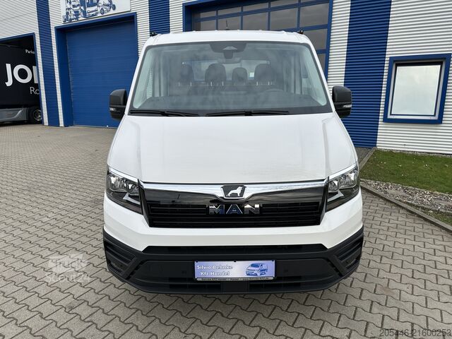 Товарен автомобил с платформа и кабина за екипажа MAN TGE 3.140 Doka Pritsche *AHK*ASSIST*PDC*