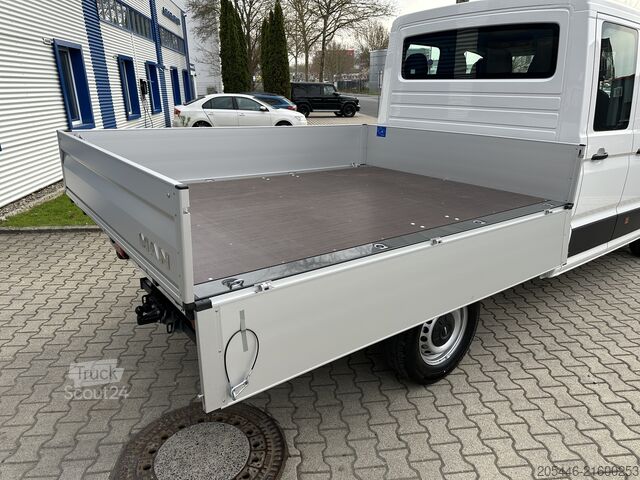 Товарен автомобил с платформа и кабина за екипажа MAN TGE 3.140 Doka Pritsche *AHK*ASSIST*PDC*